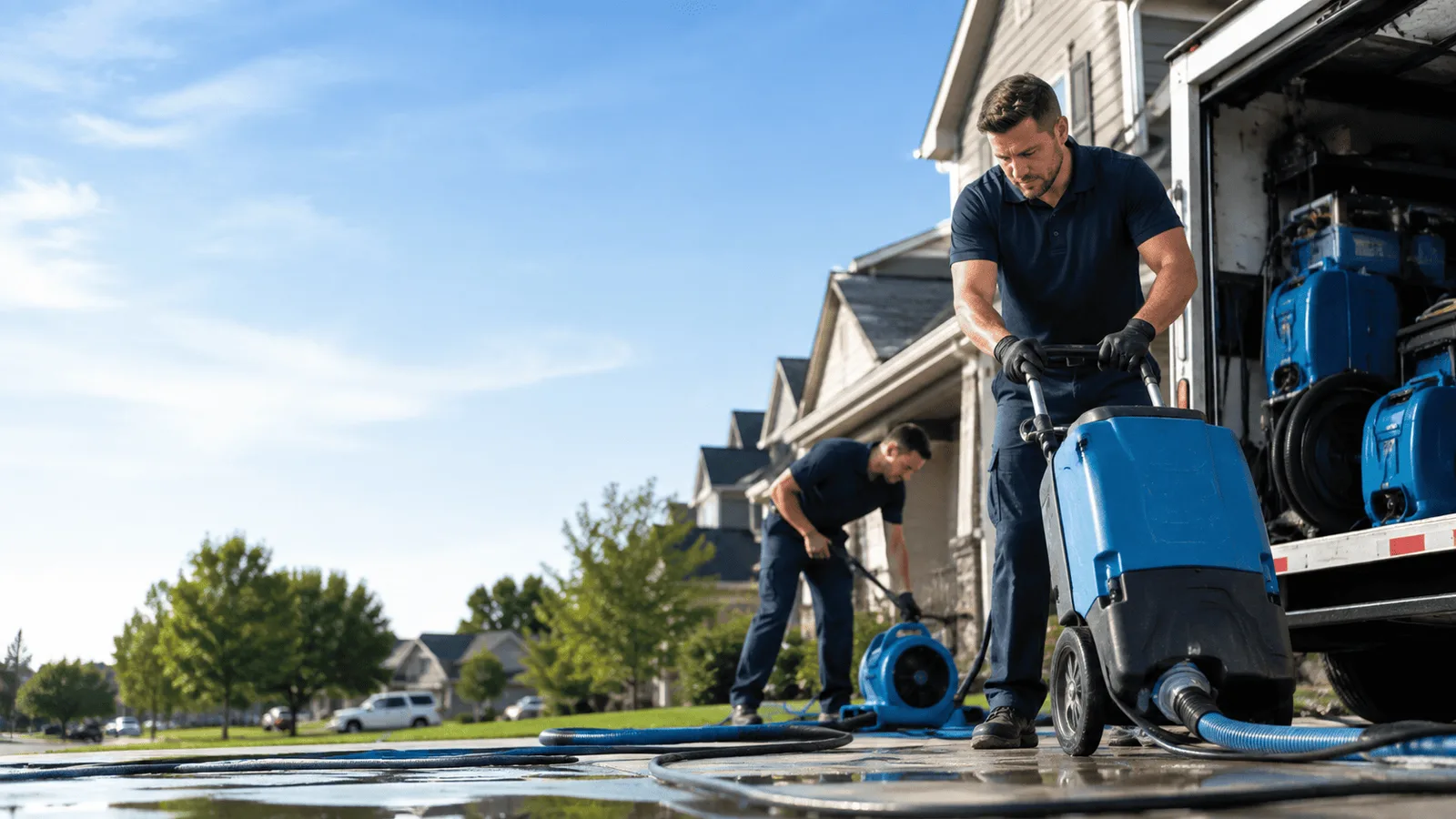 Structural Drying being performed in South Sioux City, NE